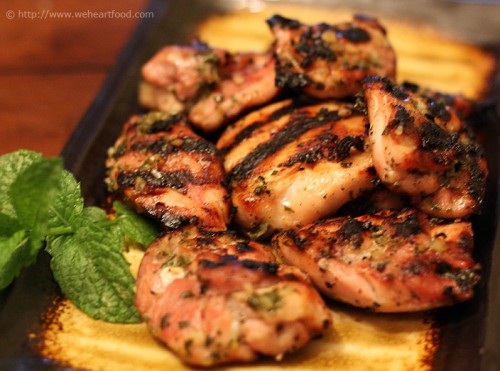 Grilled Mint Chicken