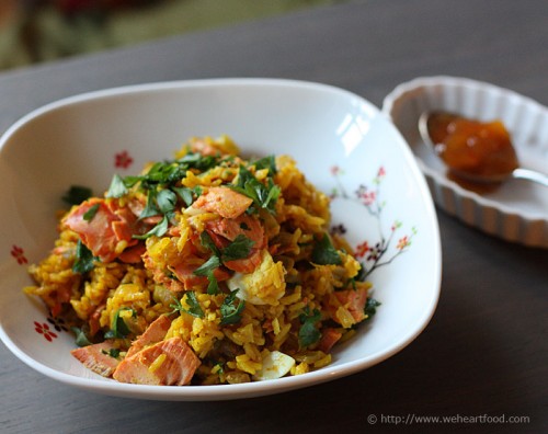 Poached Salmon Kedgeree