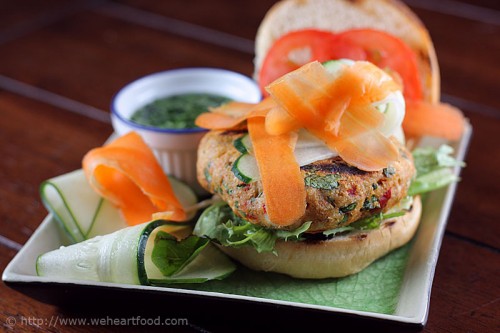 Thai Chicken Burgers